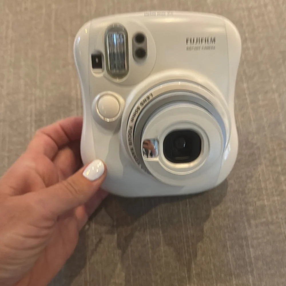 Fujifilm White Instax Mini Instant Film Camera
